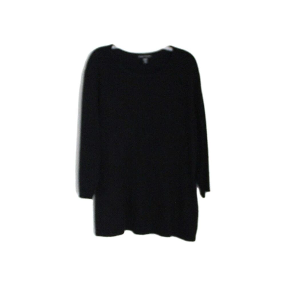 Designers Original Sweater Black 3/4 Sleeves Size 3X